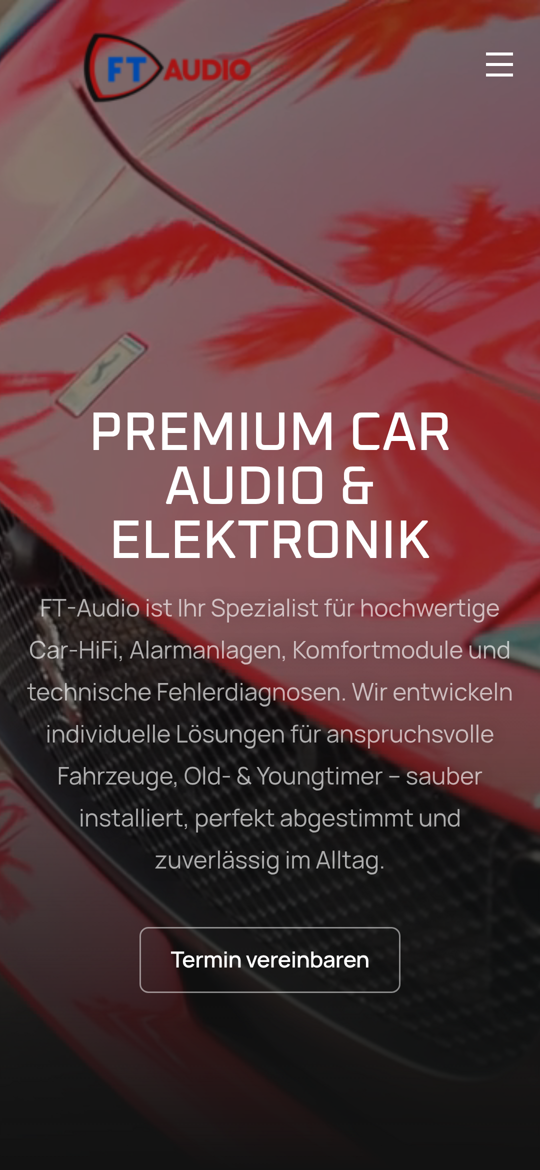 FT Audio Studio-Sektion